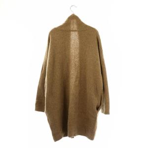 Whim Gazette WhimGazette 22AW ファーロングカーディガン ニット 長袖 ウール F ベージュ /NR OS