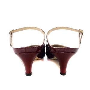 GRACE CONTINENTAL 24AW CORSO ROMA ストラップヒール ミュール パンプス ハイヒール ポインテッドトゥ エナメルレザー