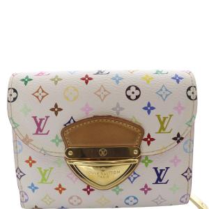 LOUIS VUITTON 村上隆 ポルトフォイユコアラ 財布 二つ折り モノグラム ホワイト ピンク M58081