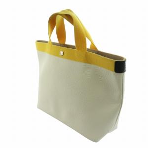 Hervé Chapelier 704GP リュクススクエアトートM バッグ イエロー