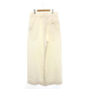 Deuxieme Classe 麻 ワイドパンツ カラー 38 M 白 ホワイト /AT OS PN