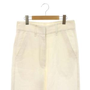 Deuxieme Classe 麻 ワイドパンツ カラー 38 M 白 ホワイト /AT OS PN