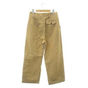 MARGARET HOWELL 22SS LINEN COTTON ワイドパンツ タック リネン 1 ベージュ /ES OS PN