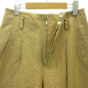 MARGARET HOWELL 22SS LINEN COTTON ワイドパンツ タック リネン 1 ベージュ /ES OS PN