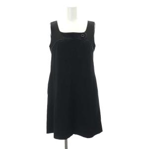 Calla ノースリーブワンピース ミニ 38 黒 ブラック 34899 /MI OS PN