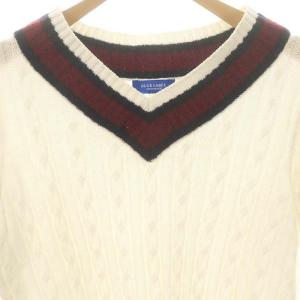美品　ブルーレーベルクレストブリッジ　半袖襟付きニットセーター　ネイビー　金ロゴ 美品 ブルーレーベルクレストブリッジ 半袖襟付きニットセーター