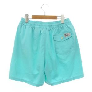 POLO RALPH LAUREN ショートパンツ イージー メッシュ裏地 M 水色 ライトブルー /MI OS PN