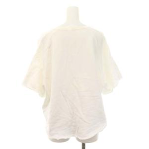 Plage 24SS スプリットラグランウラケプルオーバー カットソー 五分袖 オフホワイト /DO OS PN