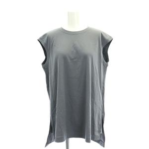23SS クリアハイゲージスリーブレスカットソー ノースリーブ プルオーバー 38 M グレー SH /SY