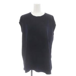 loosey クルーネックタンクトップ カットソー ノースリーブ 紺 ネイビー /DO OS SH PN