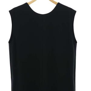 CHAOS ノースリーブオールインワン F 黒 ブラック /SY OS PN