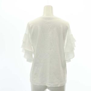 Diagram GRACE CONTINENTAL 24SS シアーフレアスリーブトップ カットソー 半袖 36 白 ホワイト /DF OS PN
