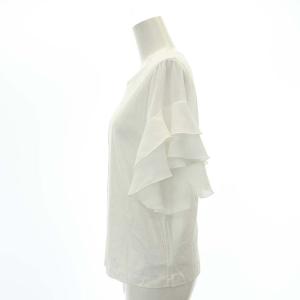 Diagram GRACE CONTINENTAL 24SS シアーフレアスリーブトップ カットソー 半袖 36 白 ホワイト /DF OS PN
