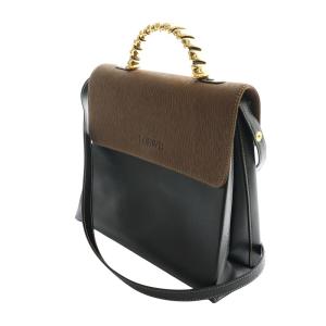 LOEWE ベラスケス ハンドバッグ 2way ブラック ブラウン