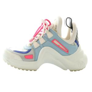 20SS LVアークライトライン スニーカー 35.5 ライトブルー