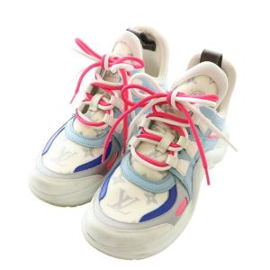 LOUIS VUITTON 20SS LVアークライトライン スニーカー 35.5 ライトブルー