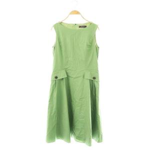 41448 Margot ノースリーブ ワンピース 40 グリーン