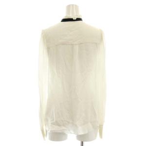 alice + olivia ブラウス 長袖 XS ホワイト /HK OS