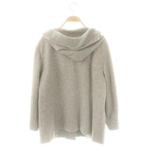 Leilian カシミヤコーディガン ニット カーディガン コート 13+ グレー /MI OS