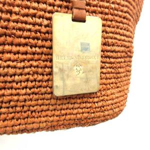 HELEN KAMINSKI バッグ ハンド ラフイア 茶色 ブラウン /SR36 PN