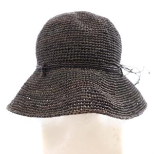 HELEN KAMINSKI ラフィアハット 帽子 茶 ブラウン /YB PN