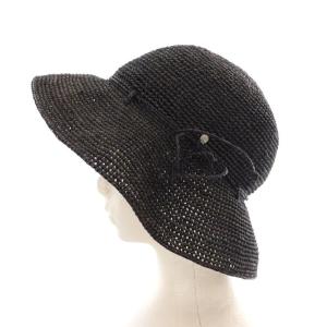 HELEN KAMINSKI ラフィアハット 帽子 茶 ブラウン /YB PN