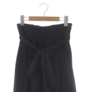 CELFORD 21AW タフタボリュームフレアスカート ロング タック 36 黒 ブラック /DO OS PN