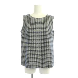 theory luxe セットアップ 上下 HOUNDSTOOTH JERSEY MINTY ELVI トップス カットソー ノースリーブ