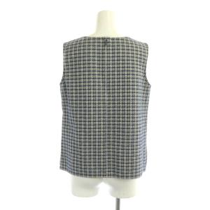 theory luxe セットアップ 上下 HOUNDSTOOTH JERSEY MINTY ELVI トップス カットソー ノースリーブ