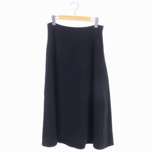 ノワールデミューズ NOIRE DE MUSE DOUBLECLOTH フレアスカート ロング 36 黒