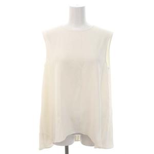 ノースリーブブラウス プルオーバー ノースリーブ バックテール Aライン 36 オフホワイト /ES OS