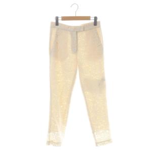 レース パンツ テーパード ノータック 36 ライトベージュ /HS OS PN