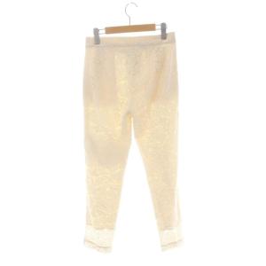 Whim Gazette WhimGazette レース パンツ テーパード ノータック 36 ライトベージュ /HS OS PN