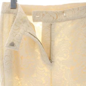 Whim Gazette WhimGazette レース パンツ テーパード ノータック 36 ライトベージュ /HS OS PN