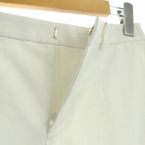 MACKINTOSH LONDON 21SS ボディーシェルチノパンツ テーパード センタープレス ジッパーフライ スリット 36 白 ホワイト