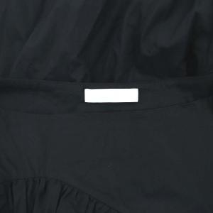 Merlette コットンフレアスカート ミモレ丈 ロング 10 濃紺 ダークネイビー /HS OS PN