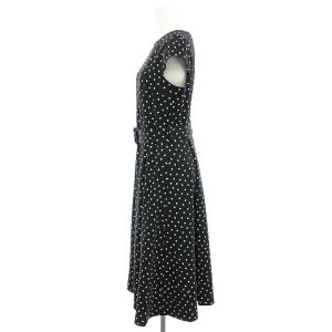 TOCCA 洗える POIS ドレス ワンピース ドット 2 M 黒 ブラック /SY OS PN