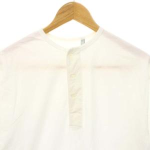 KAPTAIN SUNSHINE Suvin Supima Tube Henleyneck Tee Light ヘンリーネックT Tシャツ