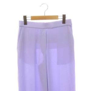 Theory 24SS Powder Crepe Relax ST PO パンツ テーパード ワイド センタープレス