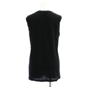 ATON 23SS 60 FRESCA タンクトップ カットソー ノースリーブ 02 黒 ブラック /DO OS