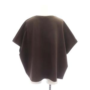 iCB 24SS サマーダンボール プルオーバー カットソー フレンチスリーブ XS ブラウン 茶 /HK OS