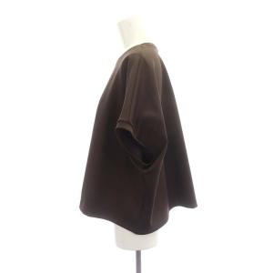 iCB 24SS サマーダンボール プルオーバー カットソー フレンチスリーブ XS ブラウン 茶 /HK OS