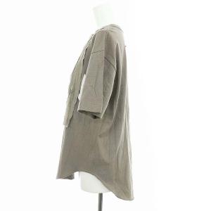 AMERICANA × ダリア dahl'ia 24SS リメイク プリントT Tシャツ カットソー 半袖 ONE トープ