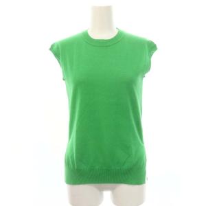23SS Fortuna Kayle str ノースリーブ ニット カットソー 32 緑 グリーン /DF