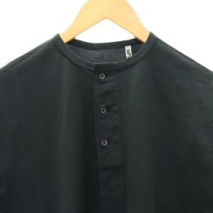 KAPTAIN SUNSHINE Suvin Supima Tube Henleyneck Tee Light Tシャツ カットソー 五分袖