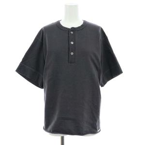Tシャツ カットソー バックロゴ メッシュ 半袖 ブラック 黒