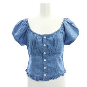 新品　HYSTERIC GLAMOUR ドクロ　ブラウス　チュニック　総柄 新品 HYSTERIC GLAMOUR ドクロ ブラウス チュニック 総柄