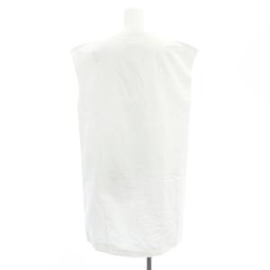ISSEY MIYAKE ノースリーブ ワンピース ミニ 3 白 ホワイト /DF OS PN