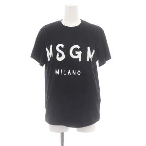 ロゴTシャツ カットソー 半袖 S 黒 ブラック 白 ホワイト /DO OS PN