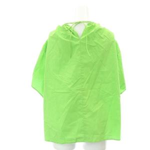 BALLSEY 23SS プロセスドコットン ギャザーブラウス シャツ 半袖 プルオーバー 36 S 黄緑 /SY OS